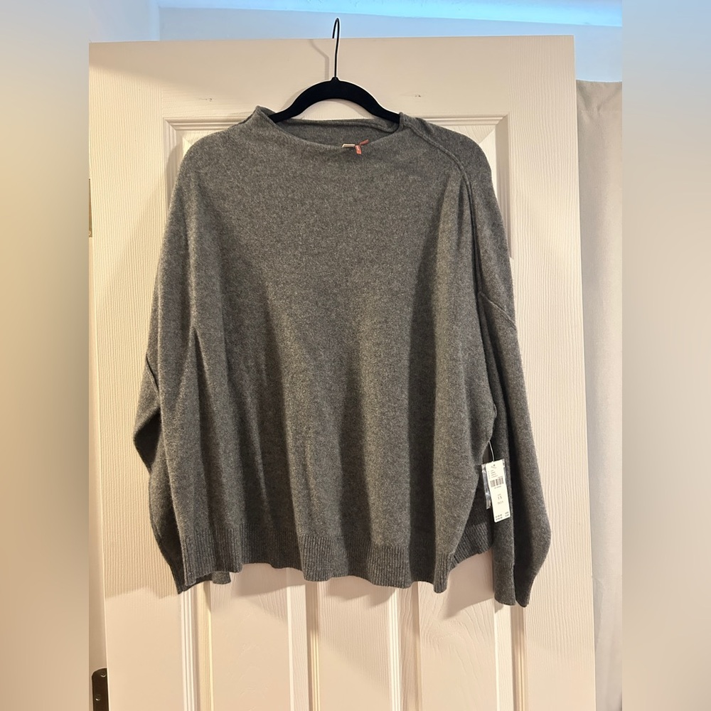 NWT Anthropologie The Alani Cashmere Mock-Neck Sweater by Pilcro; 1X; $100
